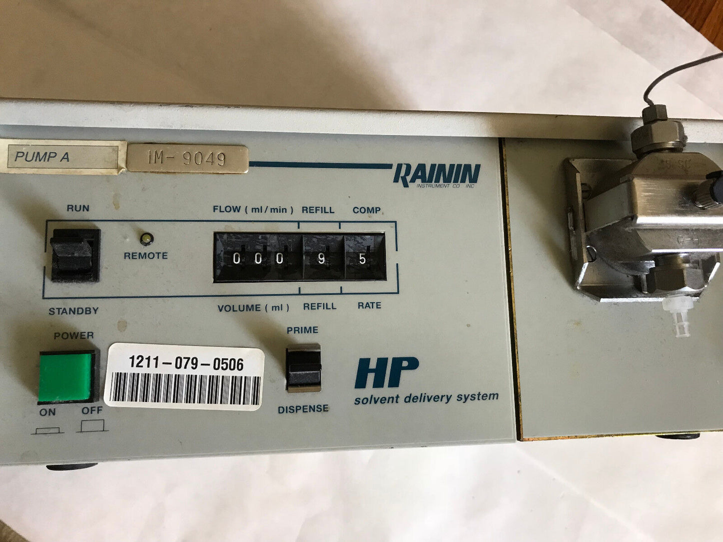 Rainin Hp Solvent Delivery System 110-115/230Vac Input 5.Sc G-H 5Sc,Im-9049,Sb