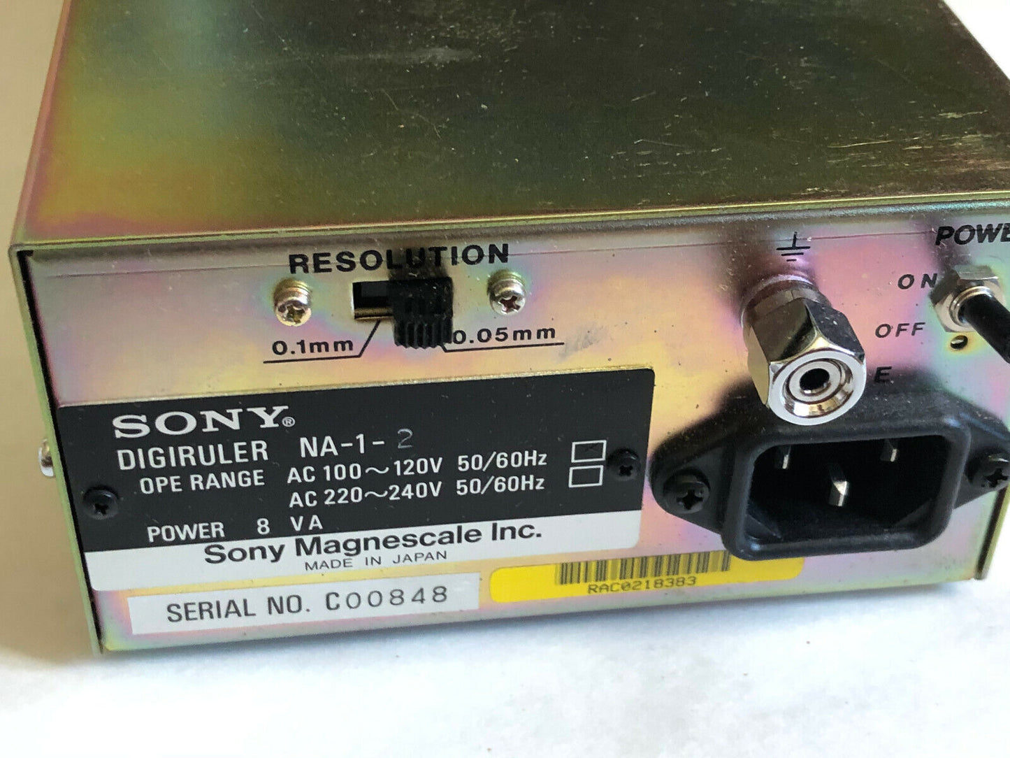 Sony Digiruler Na-1-2,Na-1,100-120Vac 50/60Hz Na-1-2-100-120Ac,Sony Na-1-2-2,Fb