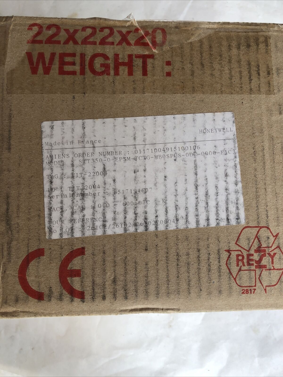New Honeywell Stt350-0-Epsm-Tctg-Mb0spus-0Dc-0000-F1c3,Bq,Di