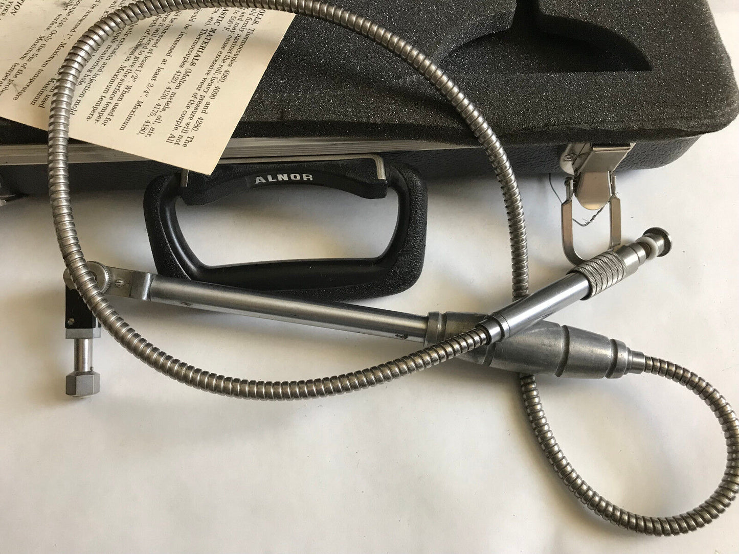 Alnor 4000A Ext 6.7 Pyrocon Portable Temperature Measuring Instrument 0-400,Si