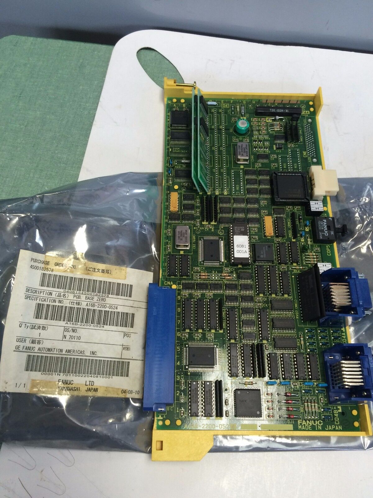 New Fanuc A16b-2200-0524 Base Zero Pcb Card,A16b-2200-0524/12A Circuit Board,Bw