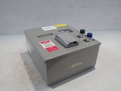 New Sick 405608 Bar Code Scanner Control Box,Chry-04,7027744,12290008,115Vac,Bu