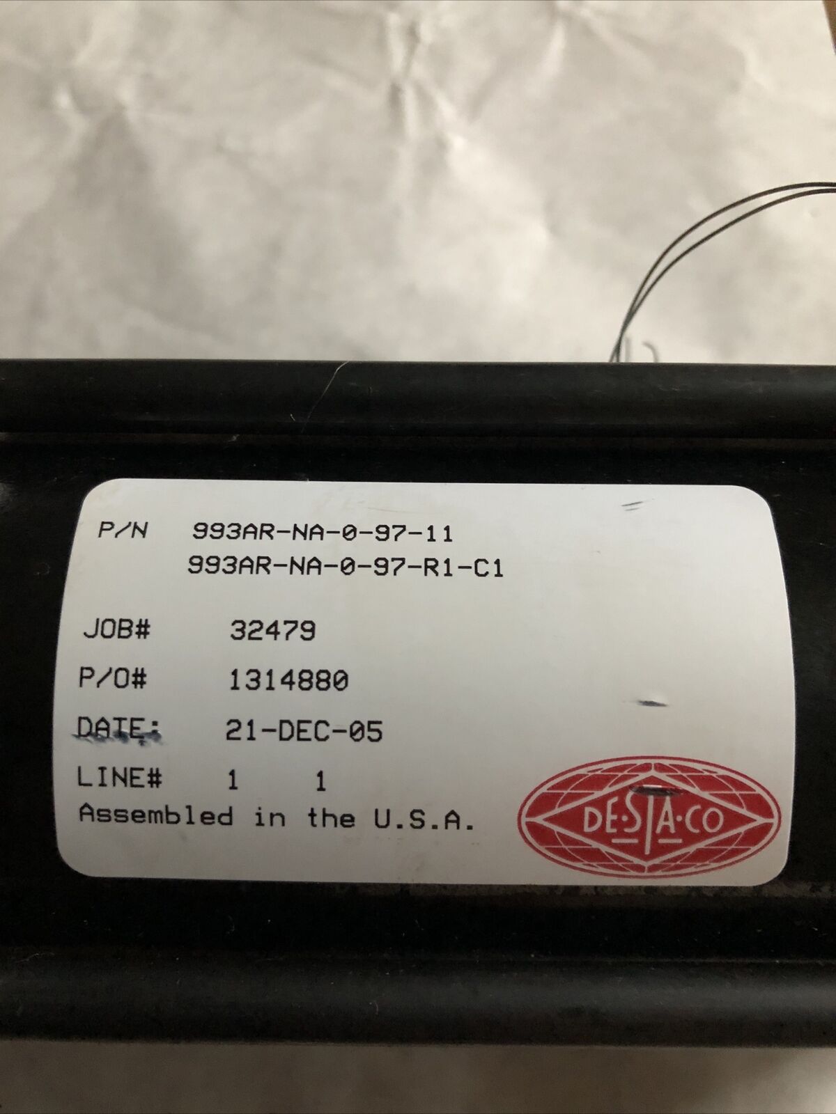 New Destaco 993Ar-Na-0-97-11,993Ar-Na-0-97-R1-C1 Pneumatic Clamp,Bi