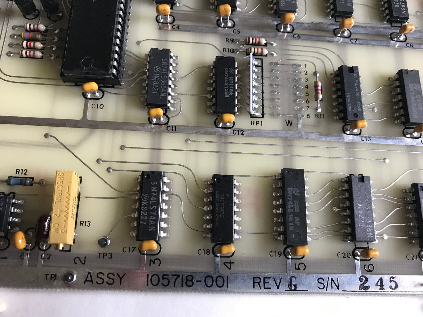 Charmilles Andrews 105718-001 Assy 105718-Oo1 Rev G,20Ma Input/Output Board,Si