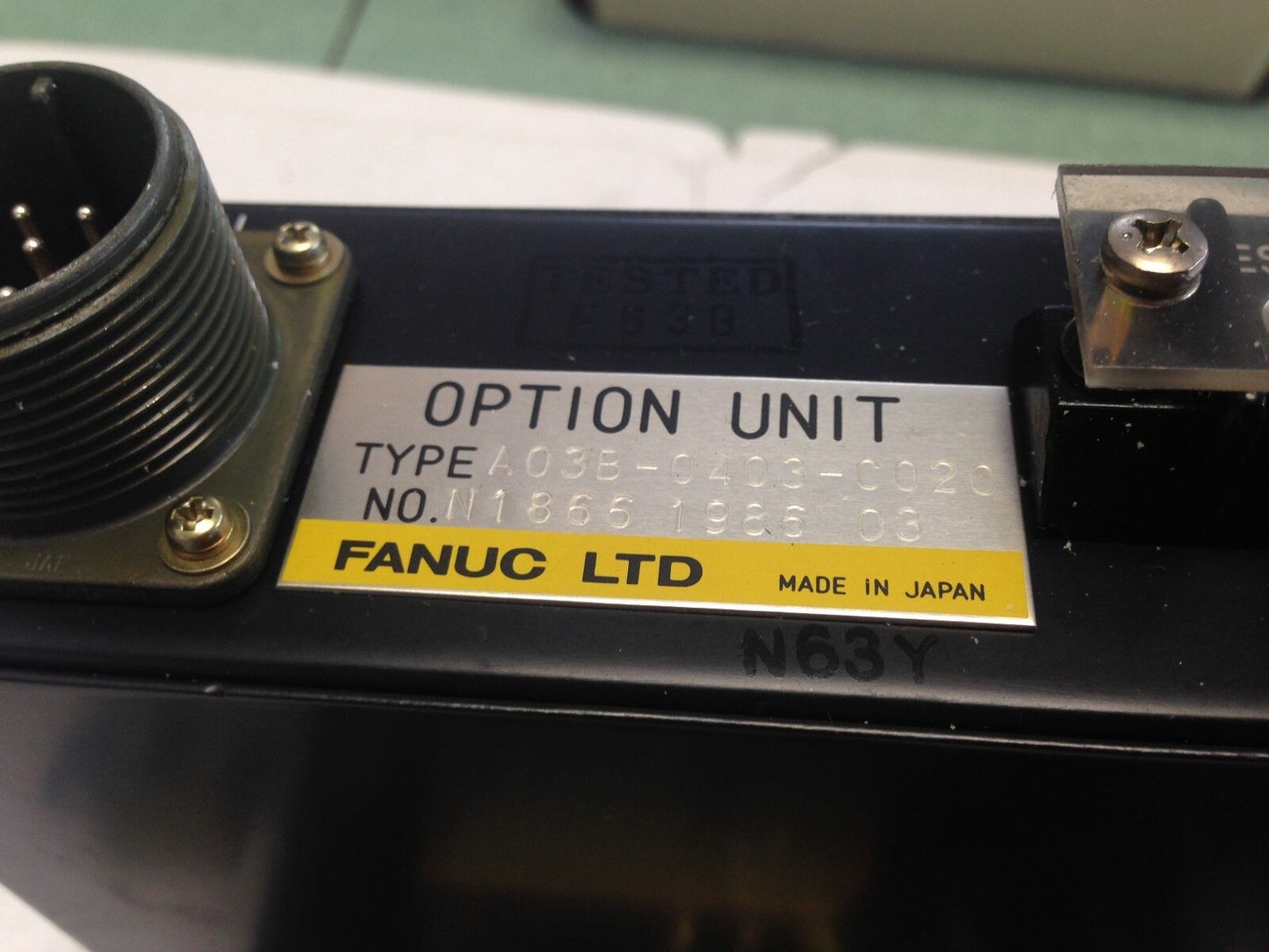 Fanuc A13b-0040-C420 & A03b-0403-C020 Option Units,A03b-0403-0020 ,Db