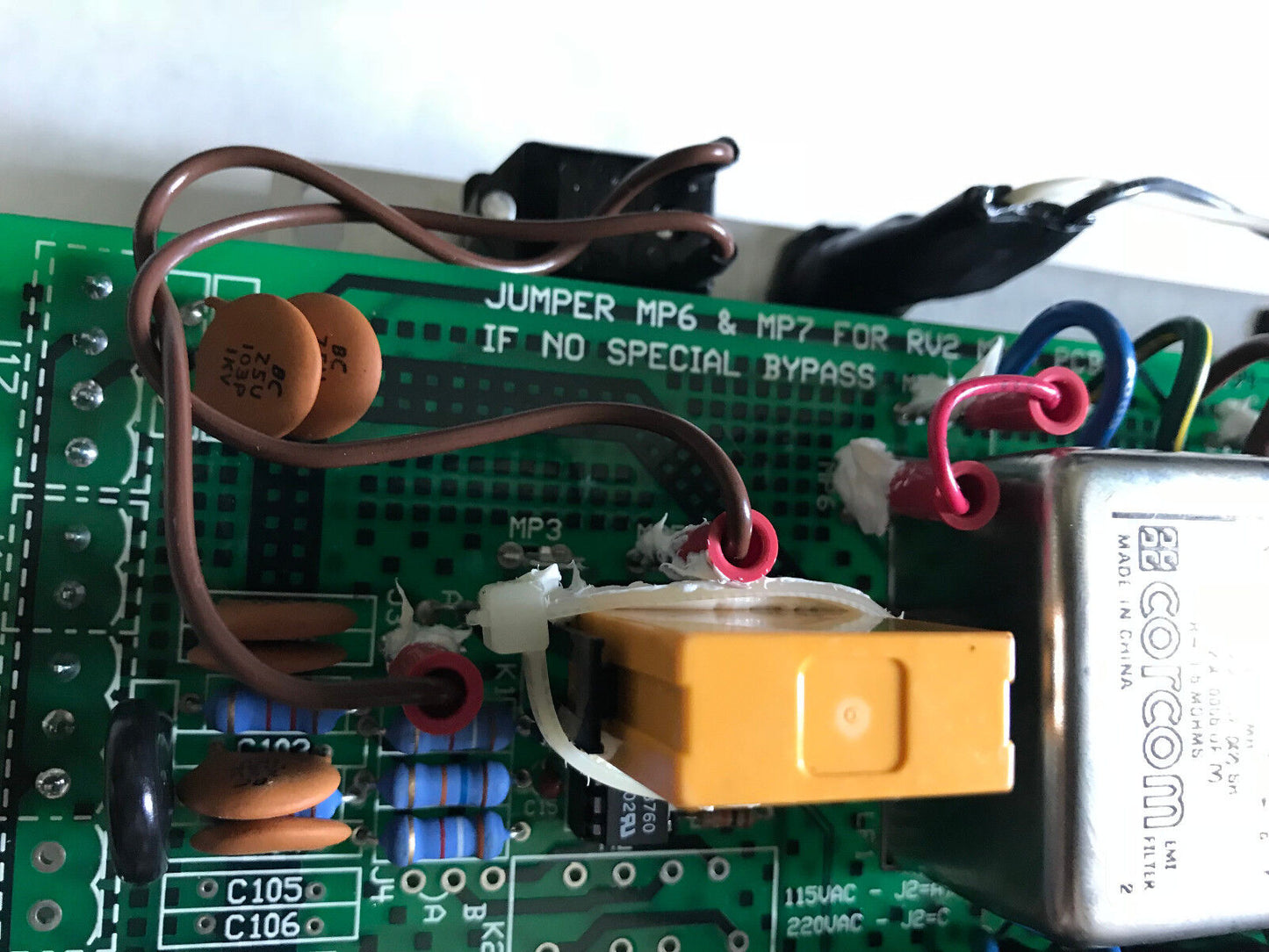 Jumper Mp6 & Mp7 For Rv2 Tt-#2607-722 N260 Power Pcb V4.0 10594-L255 10594-C2,Aa