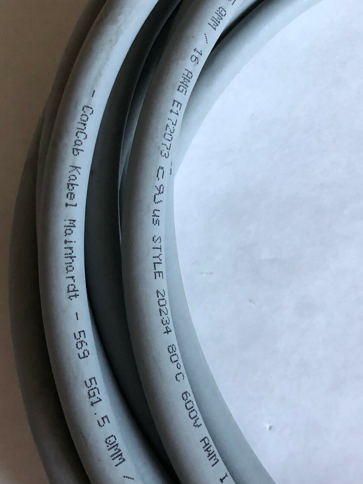 Robotic Machine Cable Assembly Cordset York W631-W635 Fes104326 Ic-Pwr-B,Ev