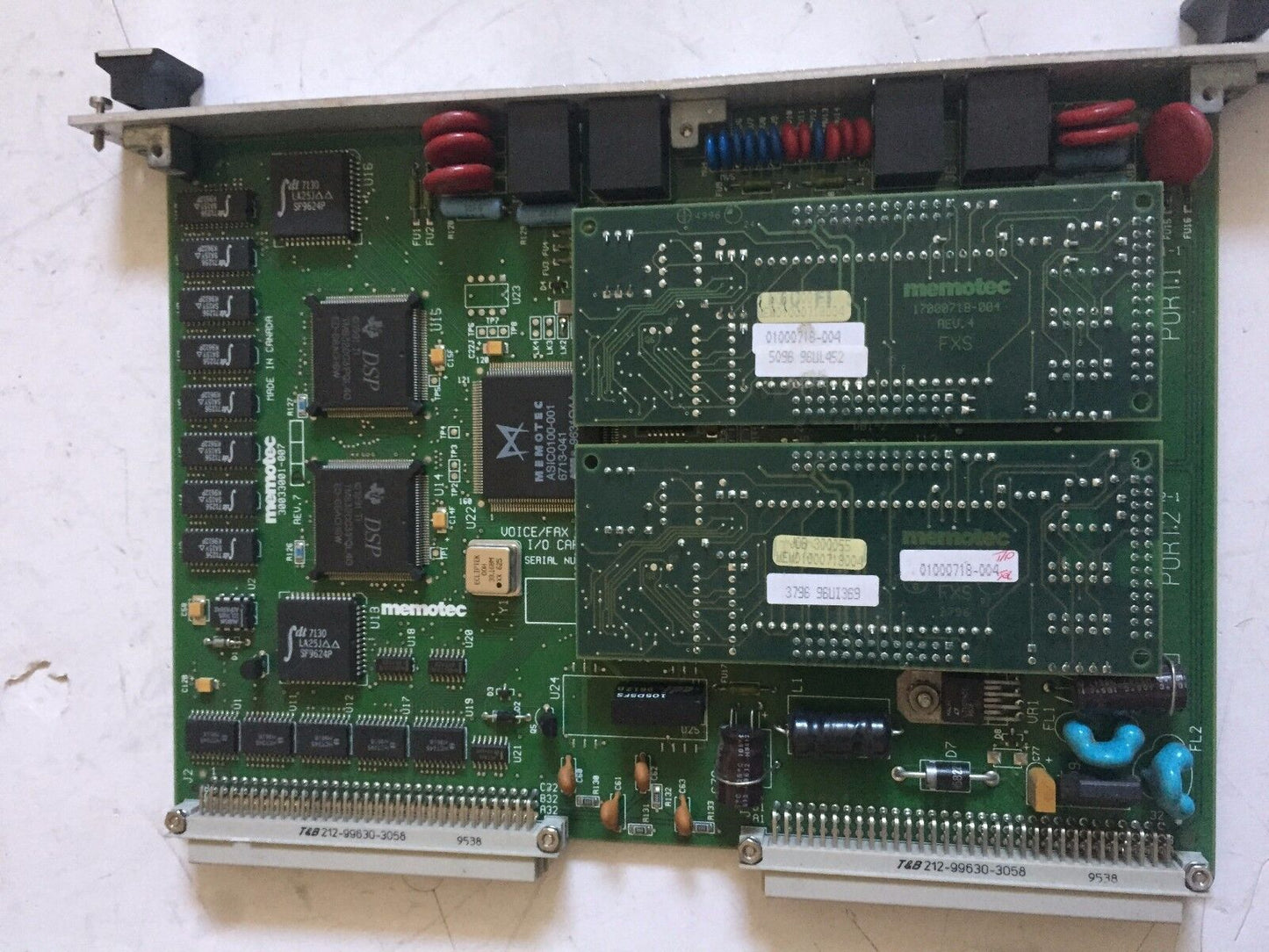 Memotec 30033001-007,Memotec Ac600,17000718-004,Fxs Board,Bv