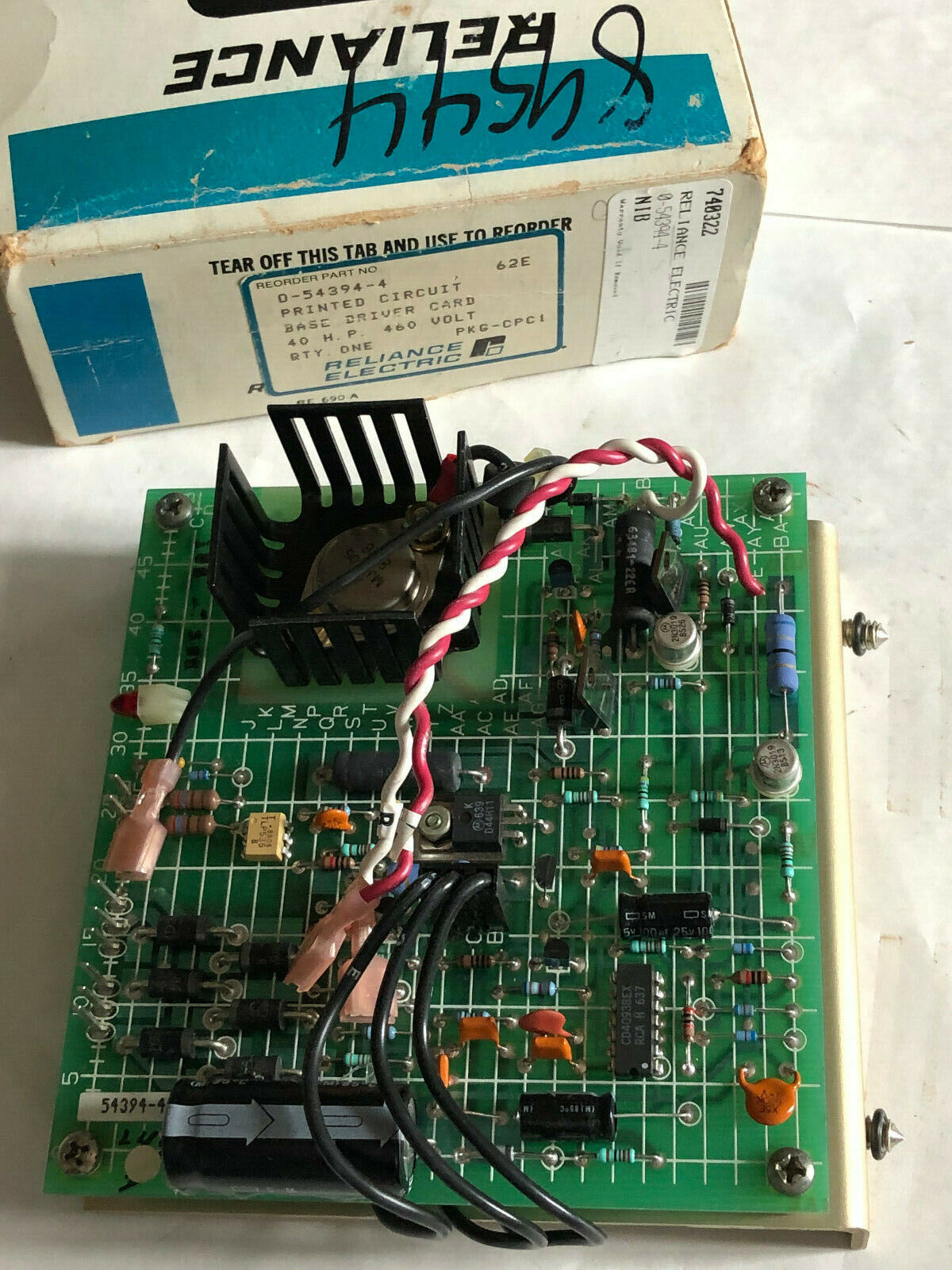 Nib Reliance Electric 54394-4 Pc Board Driver Inverter 0-54394,En,Cn