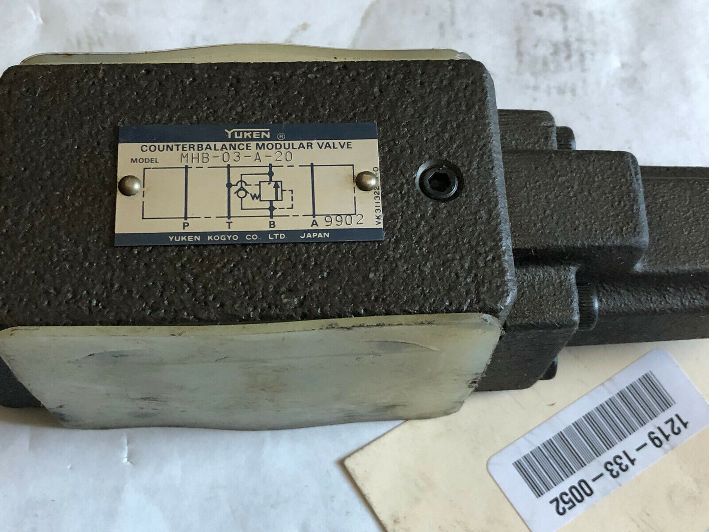 New Yuken Mhb-03-A-20,Vk-311322 1-0 Counterbalance Modular Valve,Mhb-03A20,Tn