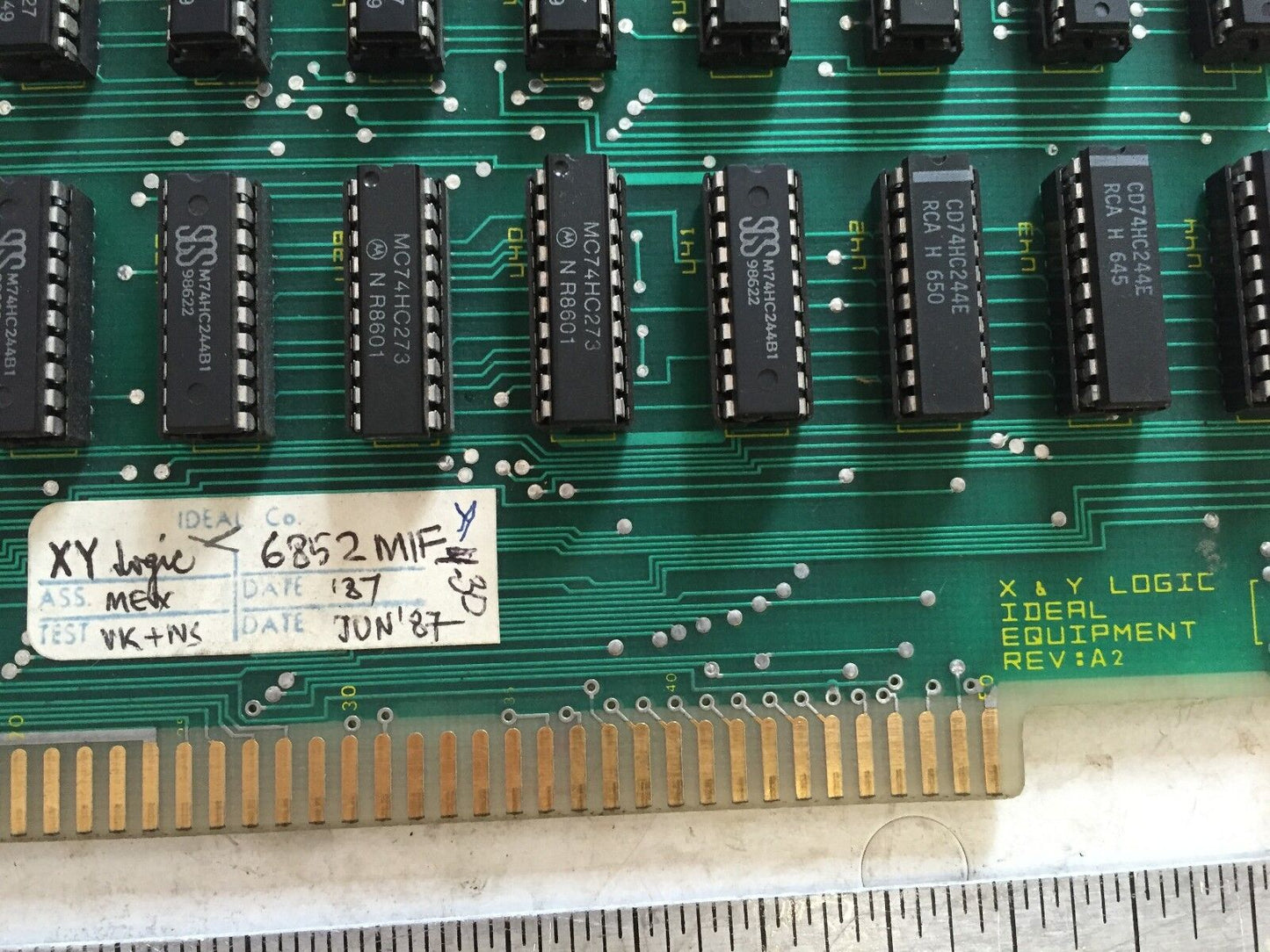 Ideal 6852Mif X & Y Logic Ideal Equipment Rev A2 X-Y Logic Board,Sa