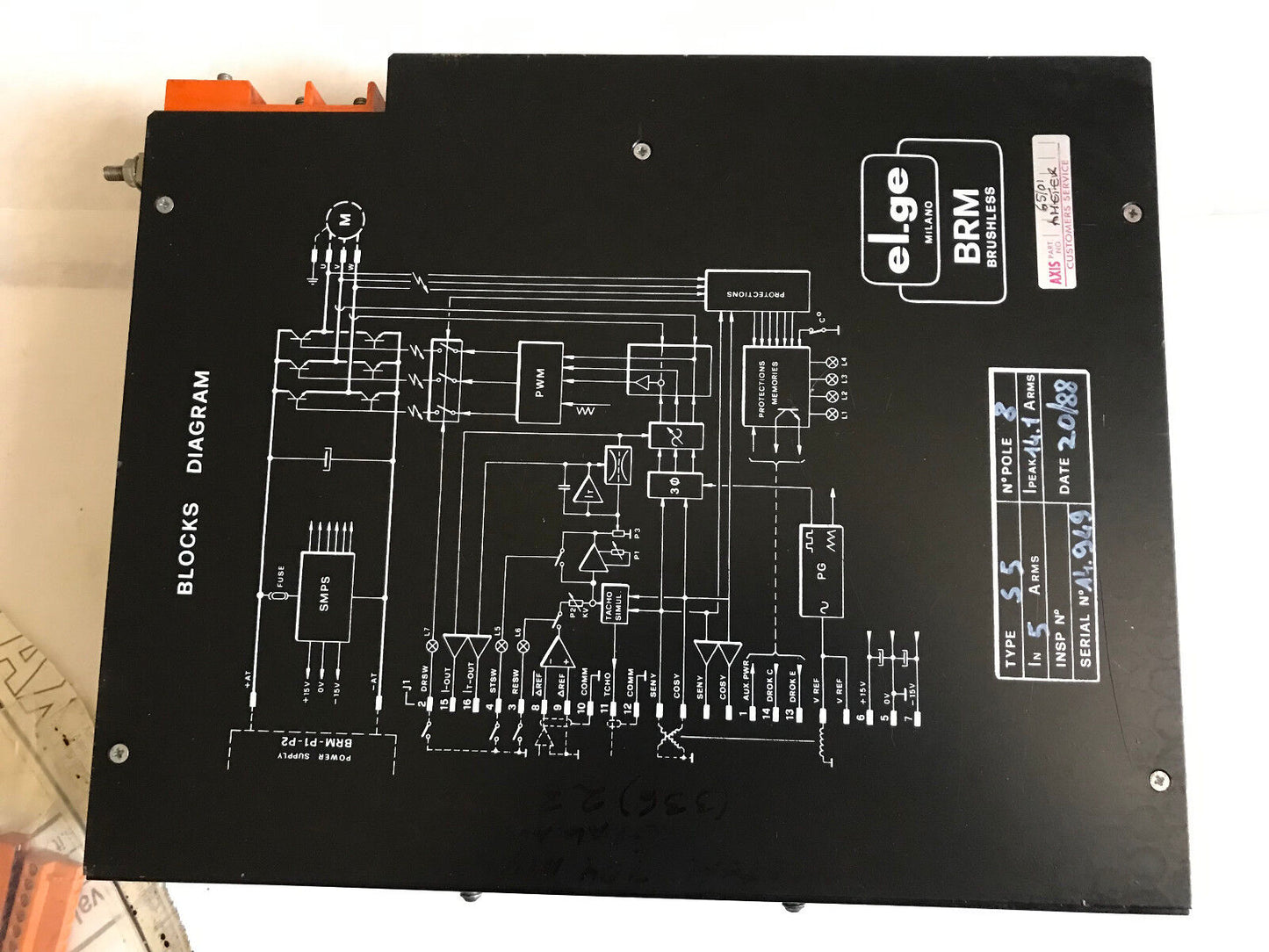 El.Ge Brm Type Brm-S5 Servo Drive,Elge Brm-S Dc Brushless,S5,Sd