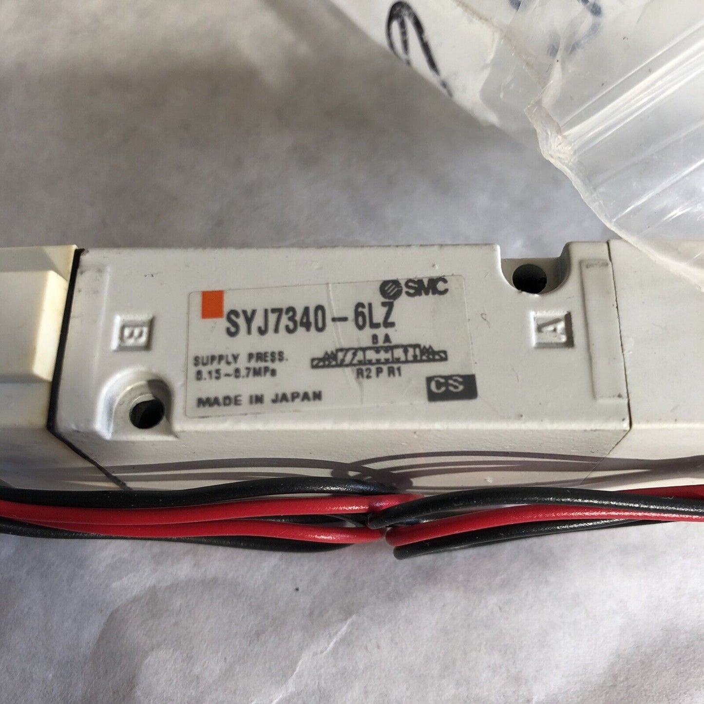 New Smc Syj7340-6Lz Rubber Seal Solenoid Valve 7000 Series Rubber Seal 5 Port,Ea