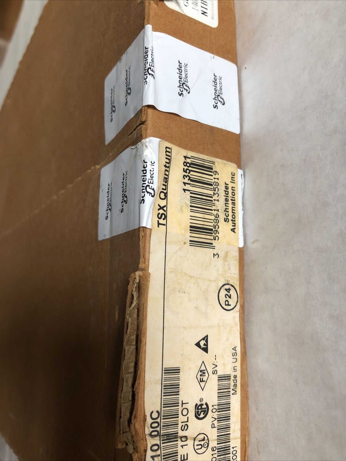 New Gould Schneider 140 Xbp 010 00C Backplane 10 Slot With Conformal Coat,Ba