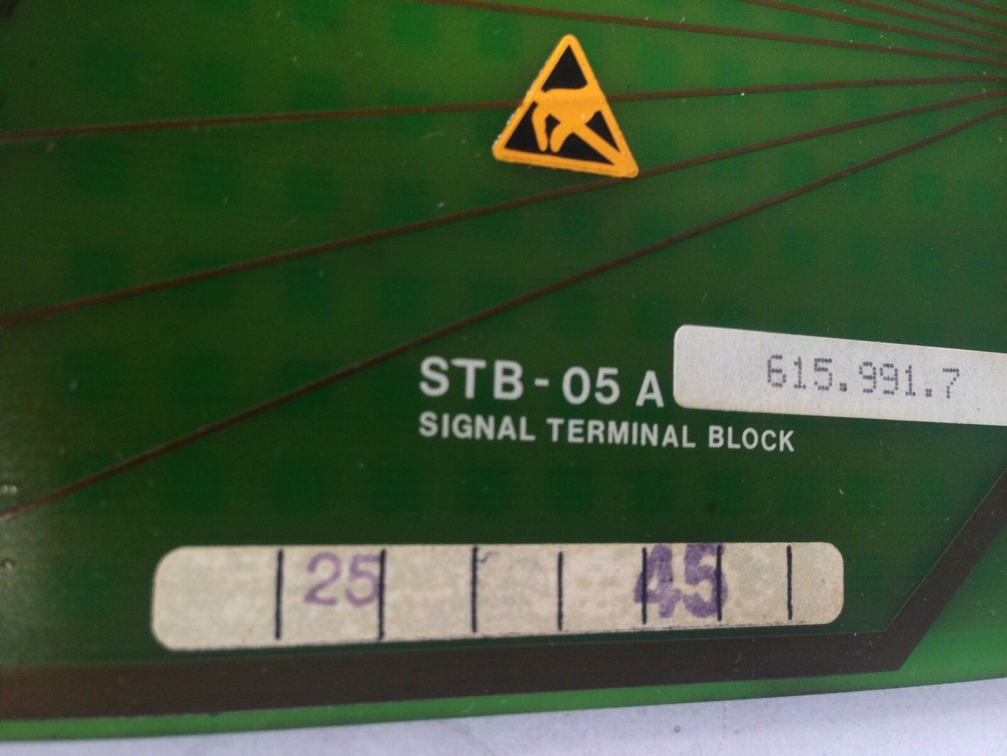 Agie 615.991.7 , Stb-05A Signal Terminal Block Pcb Card Circuit,Bx