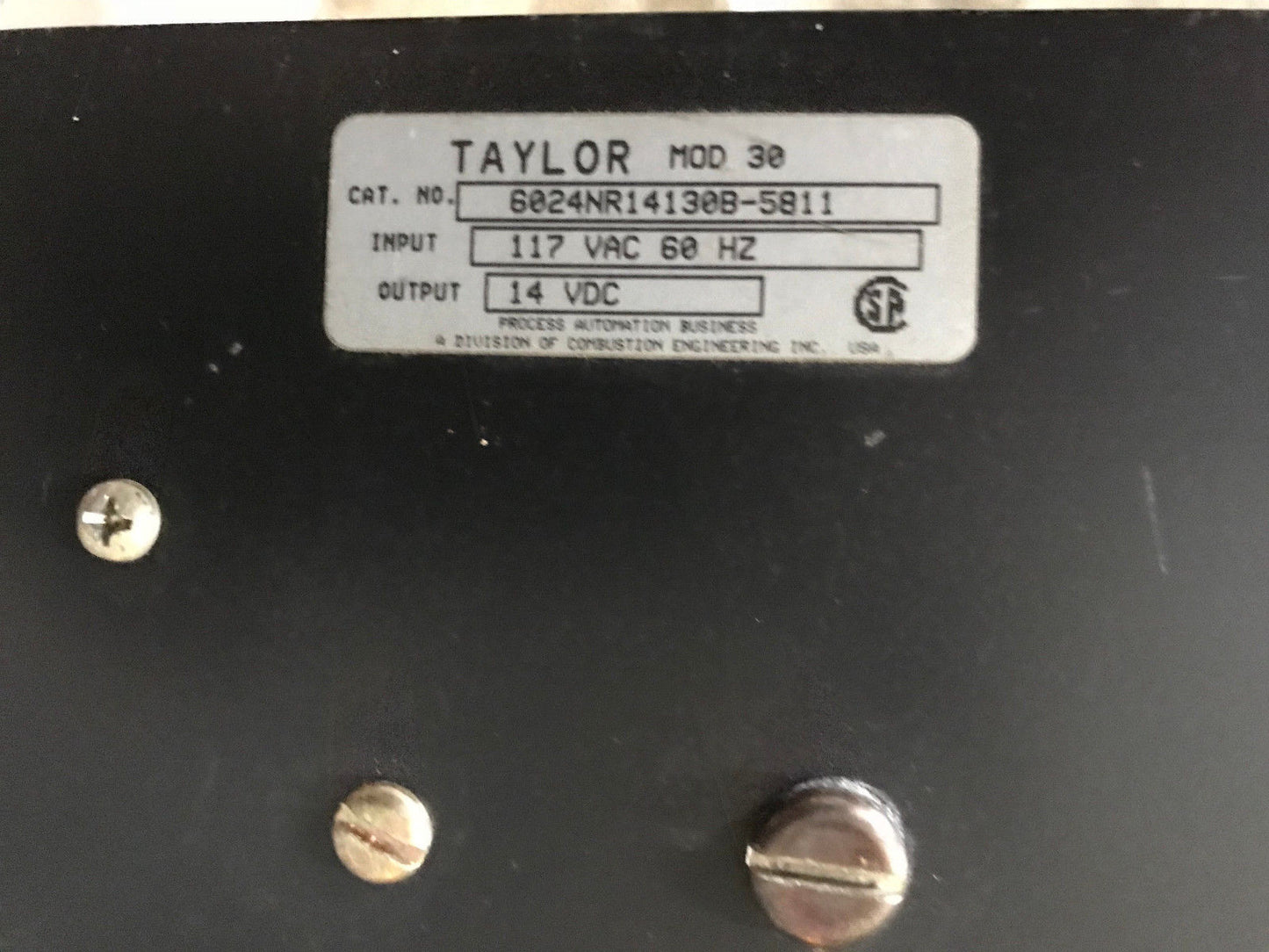 Taylor 6024Nr14130b-5811,Ps-75559, Abb Eia-413,126S425-2, Power Supply Mod 30,Ad