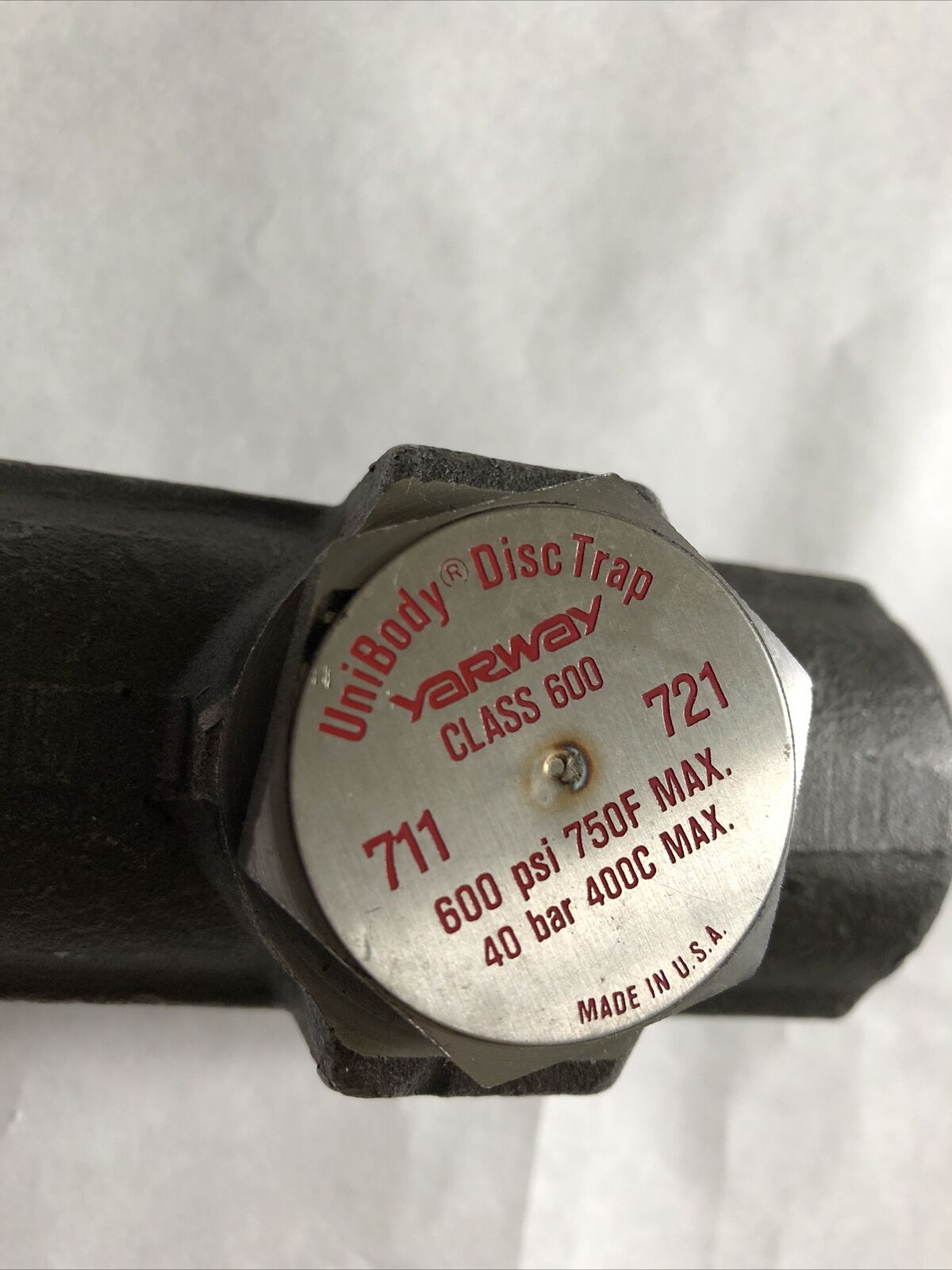 New 1" Npt Yarway Class 600,711 721 Unibody Disc Trap Steam Trap 600Psi 750F,Bo