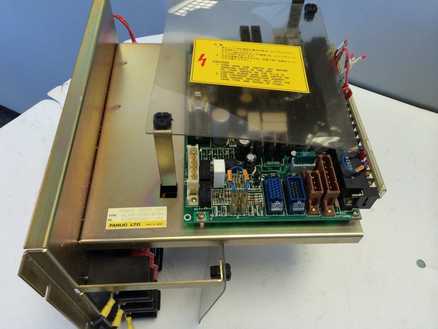 Fanuc A14b-0076-B324 Rh Robot Power Input Controller P25ff,88T102,Jg2 15A,Fk
