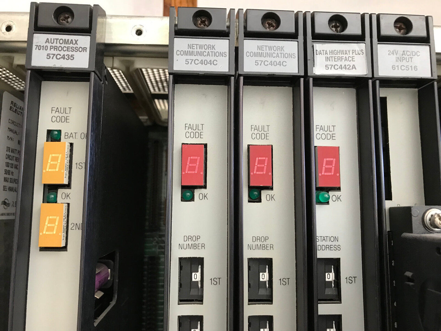 Reliance Electric 803456-8Sa,J2-3008,Automax System,Drive,120V,50Kva,10Slot,Ss