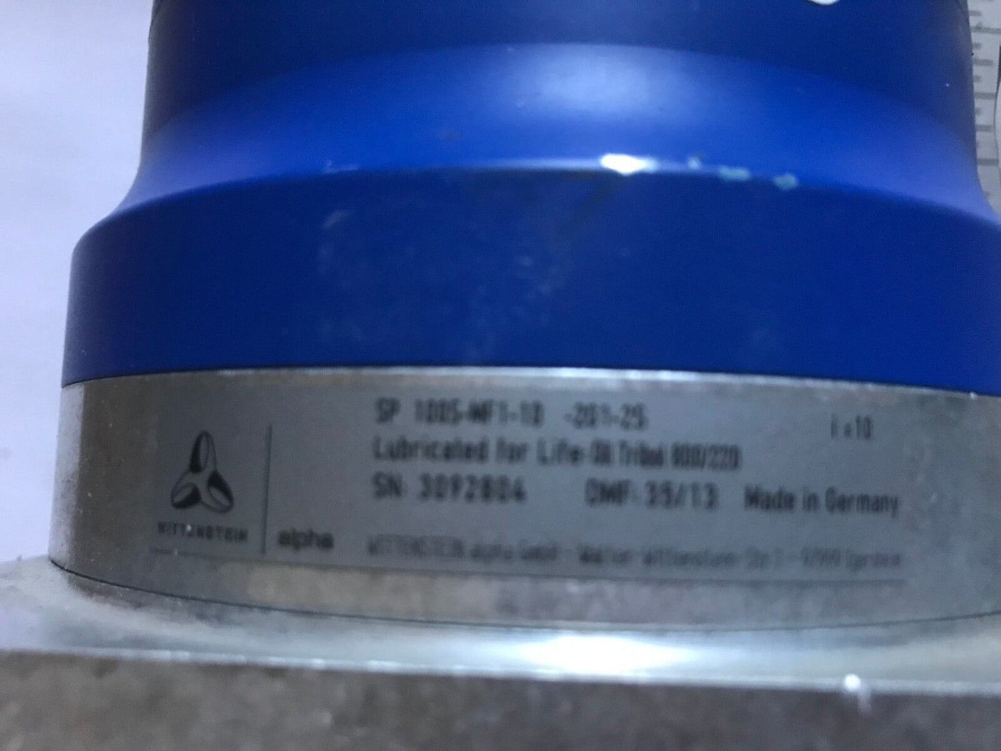 Wittenstein Alpha Sp 100S-Mf1-10-2G1-2S,1005-Mf1-10-2G125 Planetary Gear Head,Ef