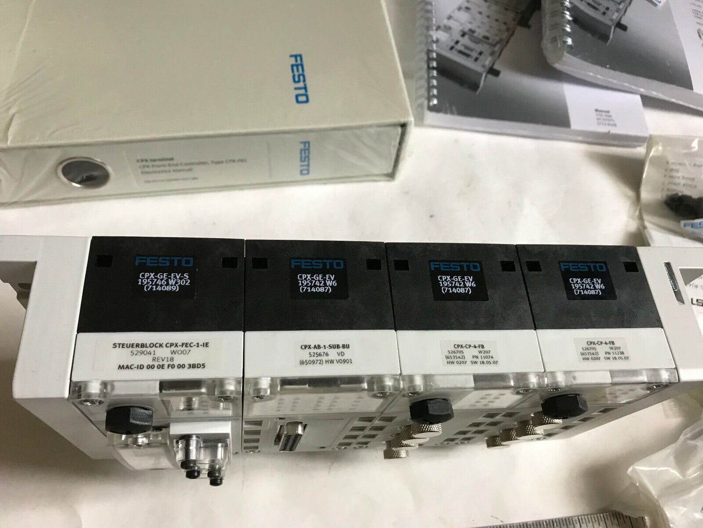 Festo 50E-T03ghsybt18t18-Z-E+N Valve Terminal Cpx 0025037100 Cpx-Geevs 529041,Aj