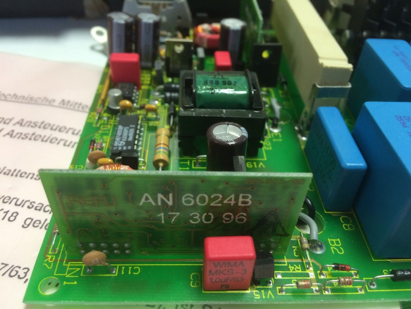 New Siemens 6Se4800-2Ab60,Ba6087,Refu Ba6087.02 Wiring/Triggering,An6024b,Bp