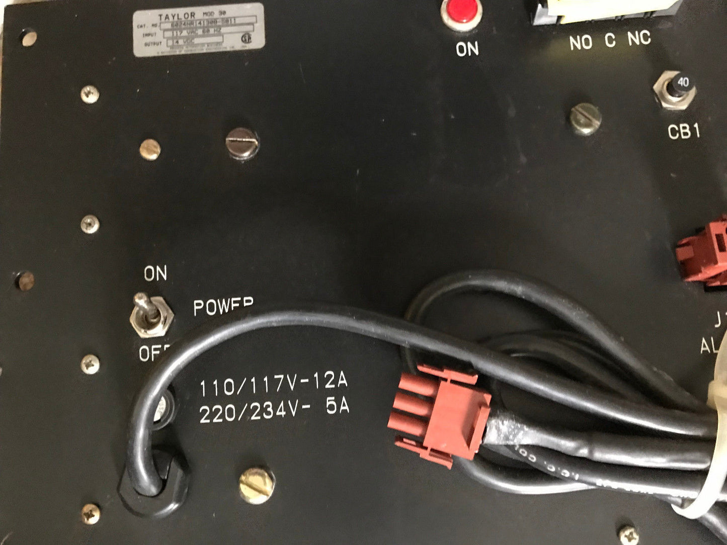 Taylor 6024Nr14130b-5811,Ps-75559, Abb Eia-413,126S425-2, Power Supply Mod 30,Ad
