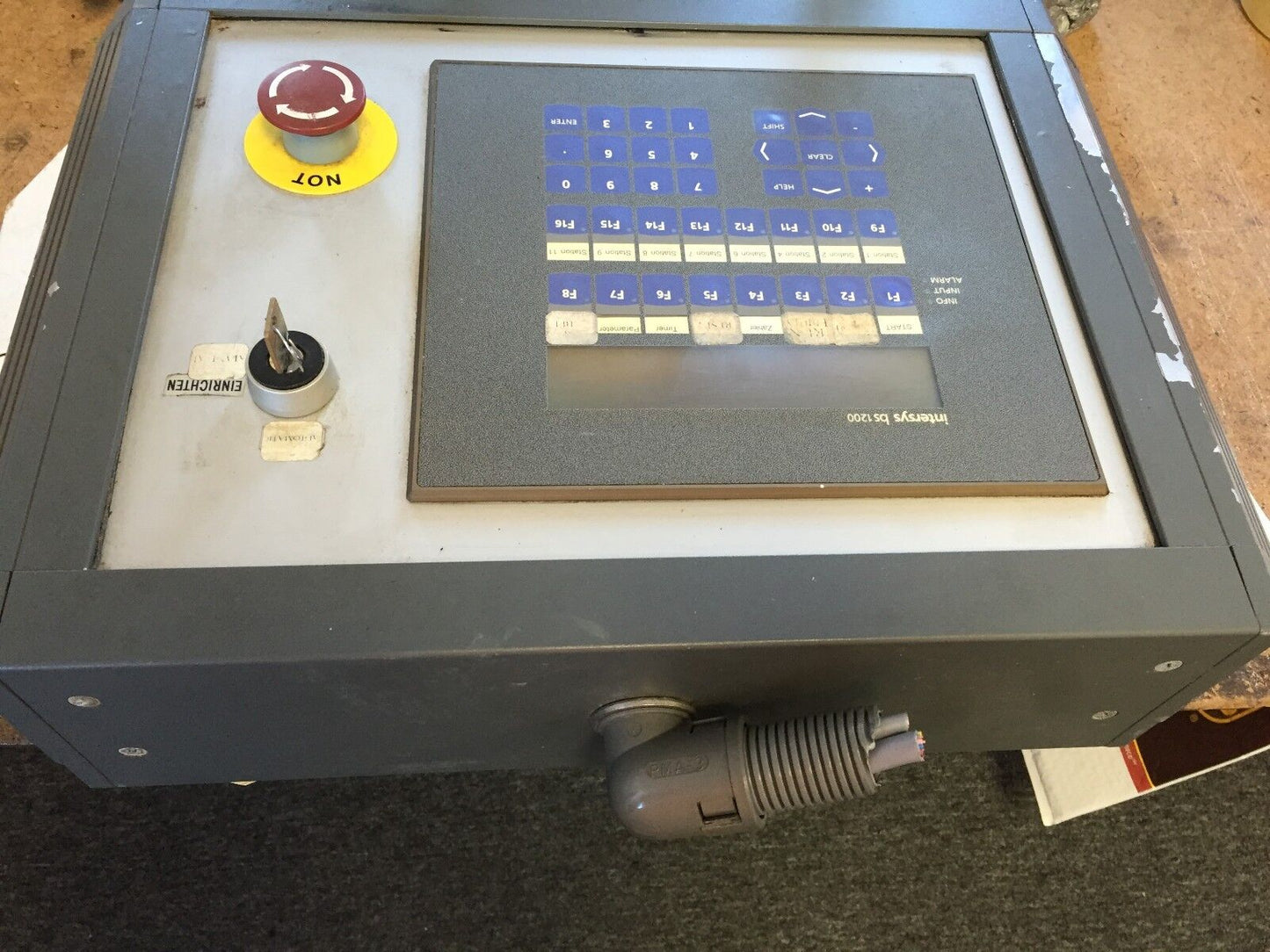 Intersys Bs 1200 Operator Interface Panel,Aa