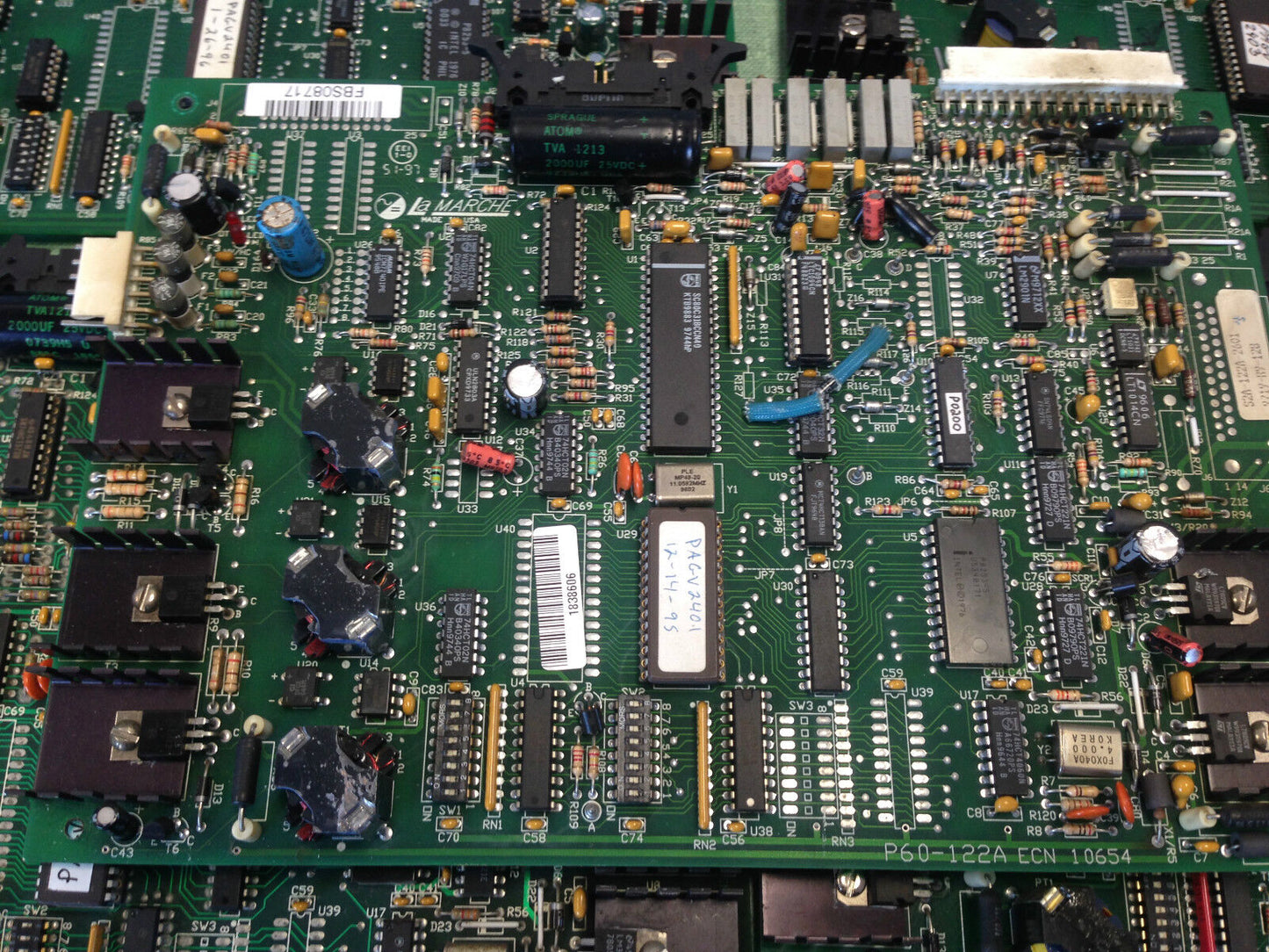 Lamarche P60-122A, Lamarche P6o-122A Pc Board,S2a-122A-2601,Fi