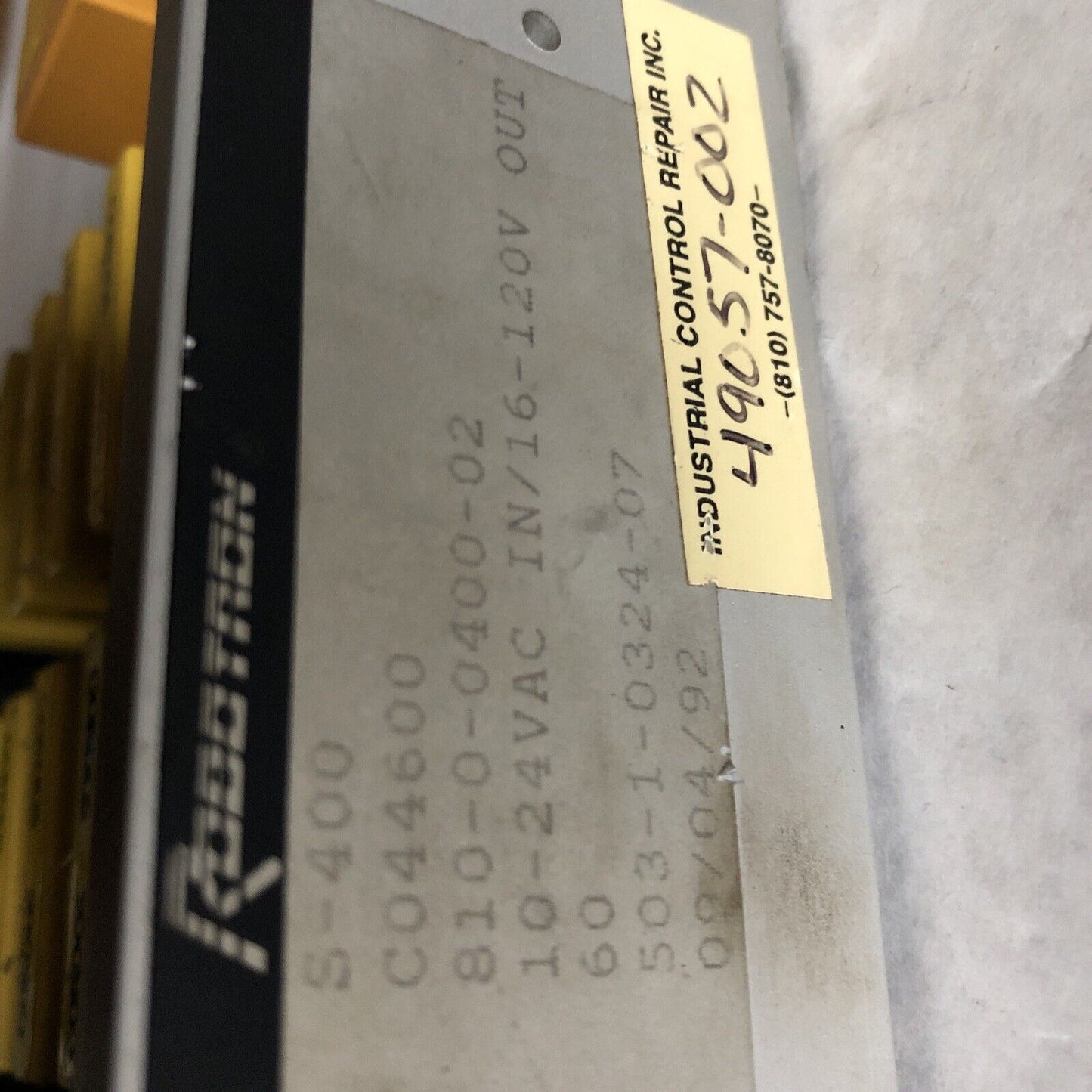 Robotron S-400,Robotron 503-1-0324-07, I/O Module 24V ,Ee