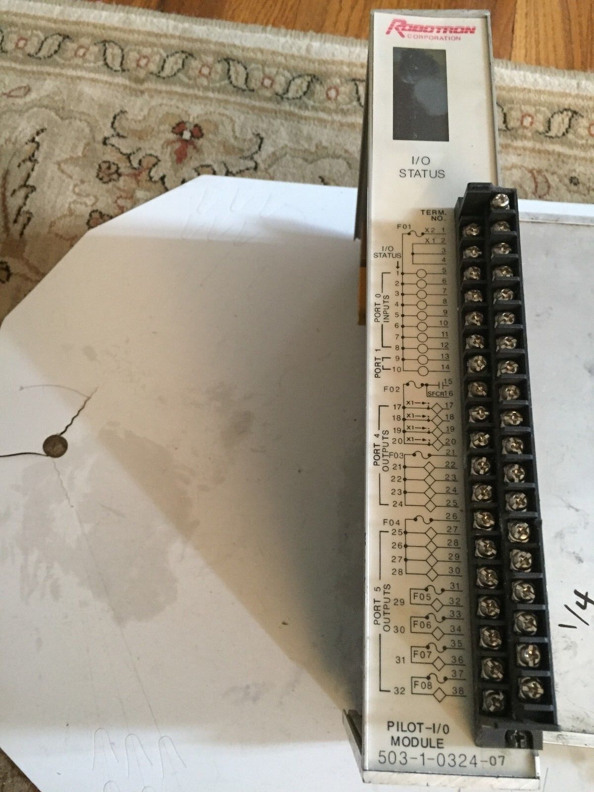 Robotron S-400,Robotron 503-1-0324-07, I/O Module 24V ,Ee