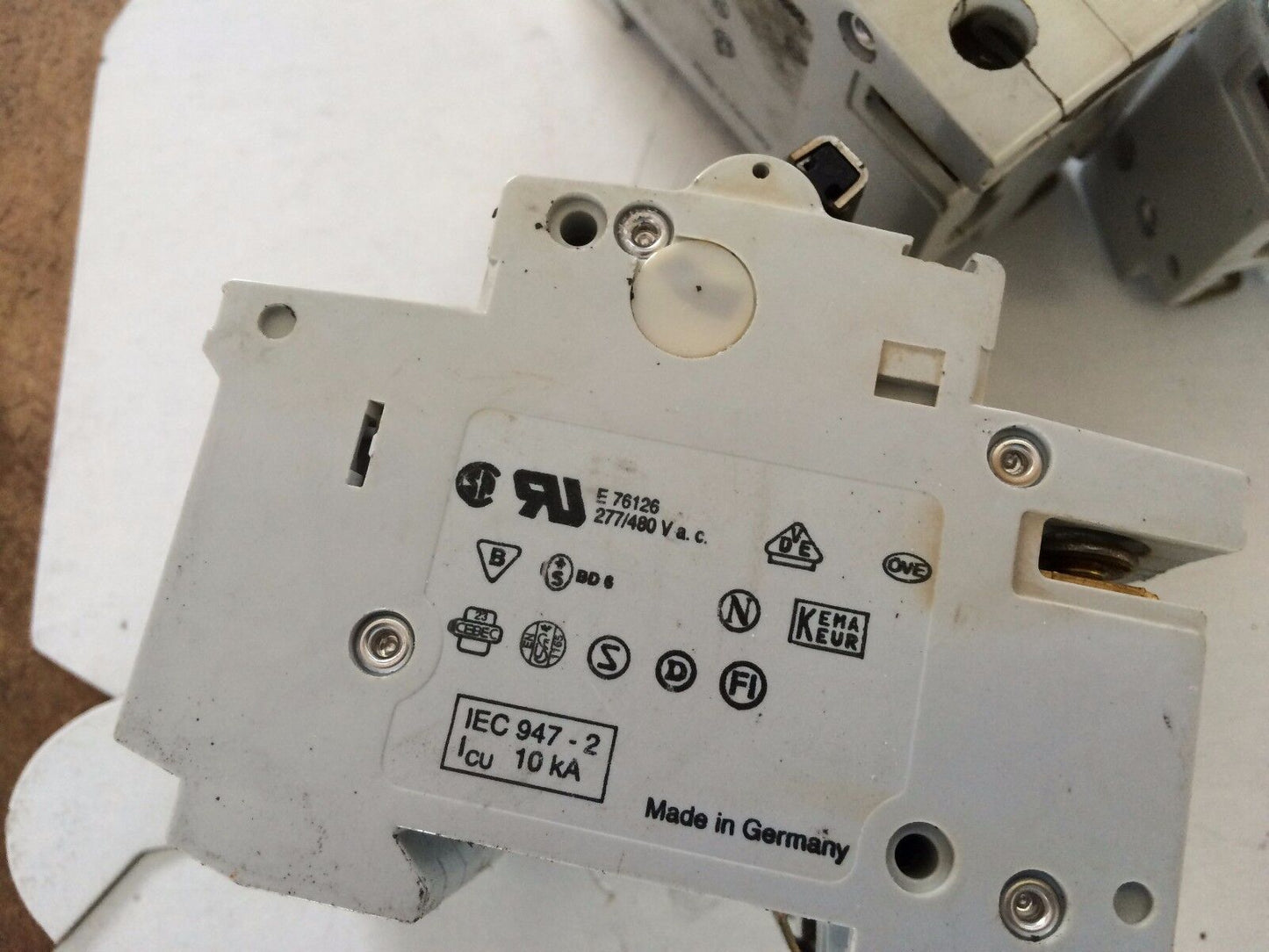 Mixed Lot 4 Abb S263,Abb S272,Abb S261,Abb B10,K2a,Abb C4 Circuit Breakers,Cs