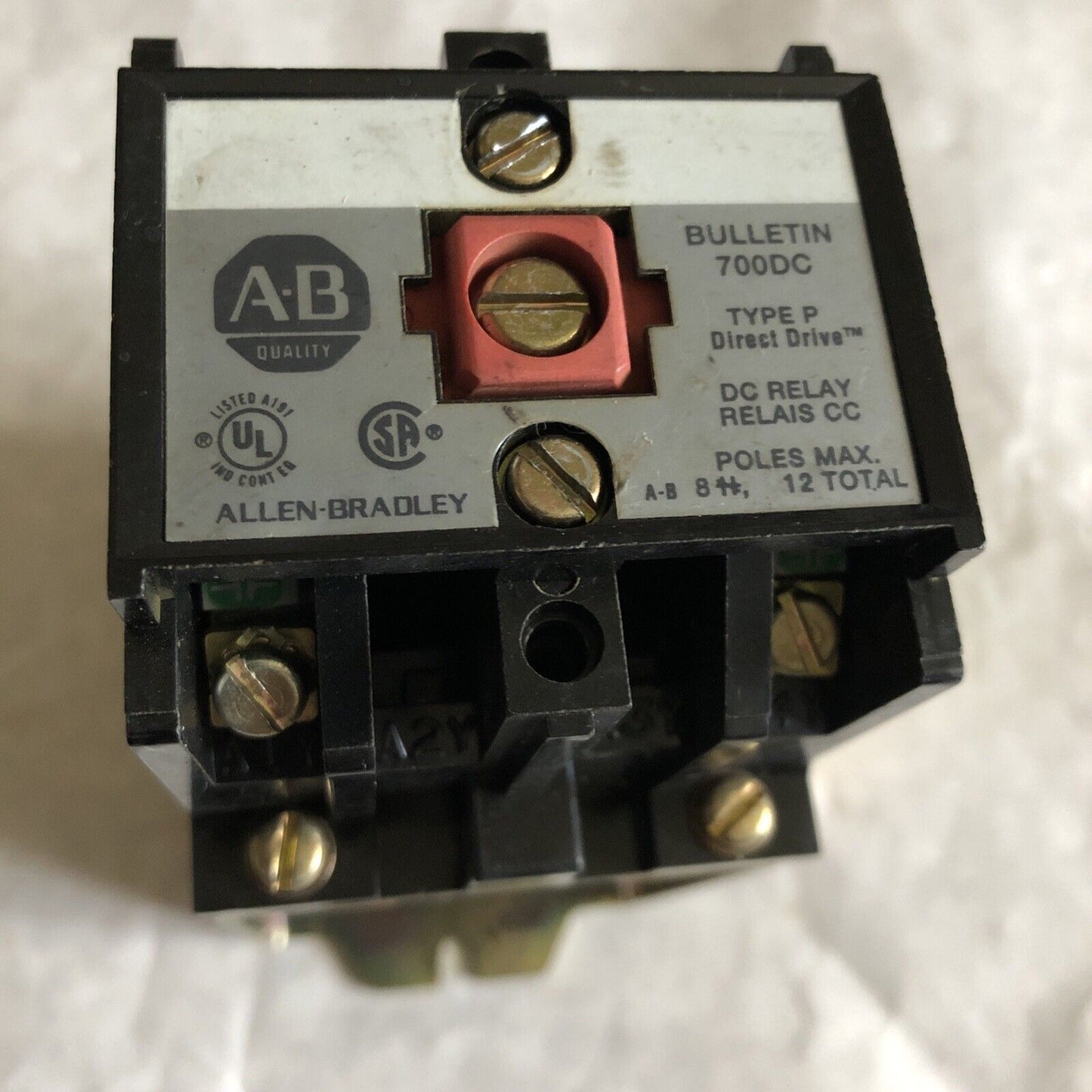 Allen Bradley 700Dc-P200z24 A,700Dc Control Relay 24V Coil Type P, Eb