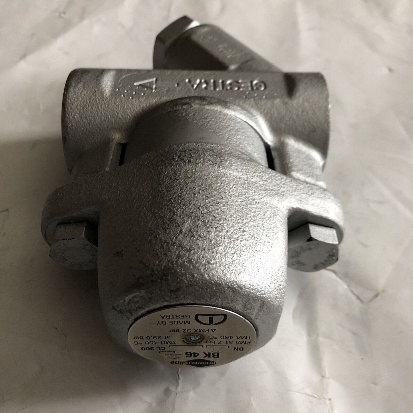 3/4" Flowserve Bk 46 Dn 20 Cl 300 Thermostatic Steam Trap,Gestra 5415V,Am