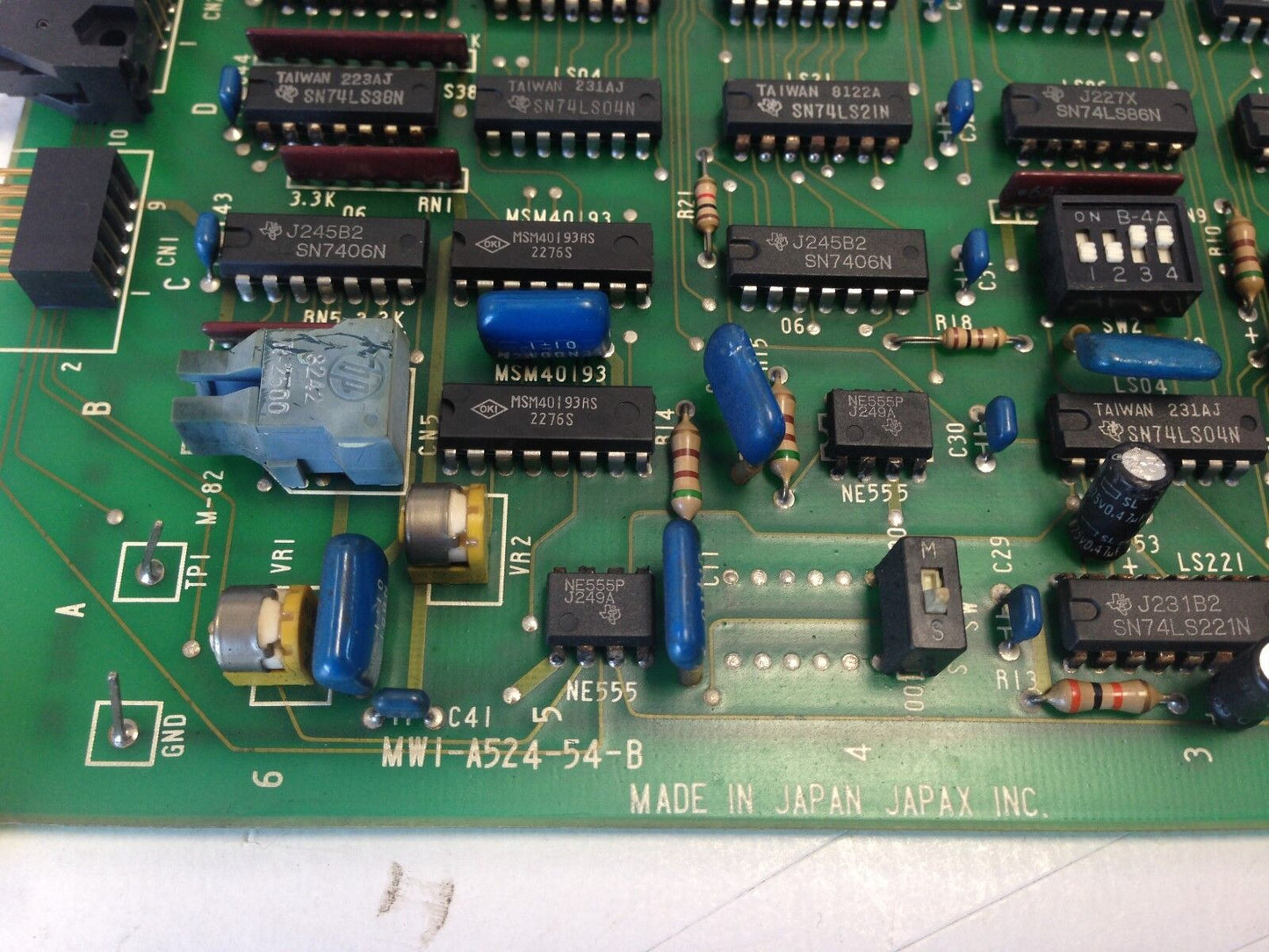 Japax Mwi-A524-54-B,Japax Mw1-A524-54-B Edm Pc Board,Di