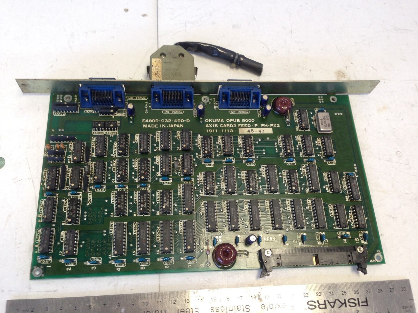 Okuma E4809-032-490-D,Okuma Opus 5000 Axis 1911-1113 Feed Control Board,Fl