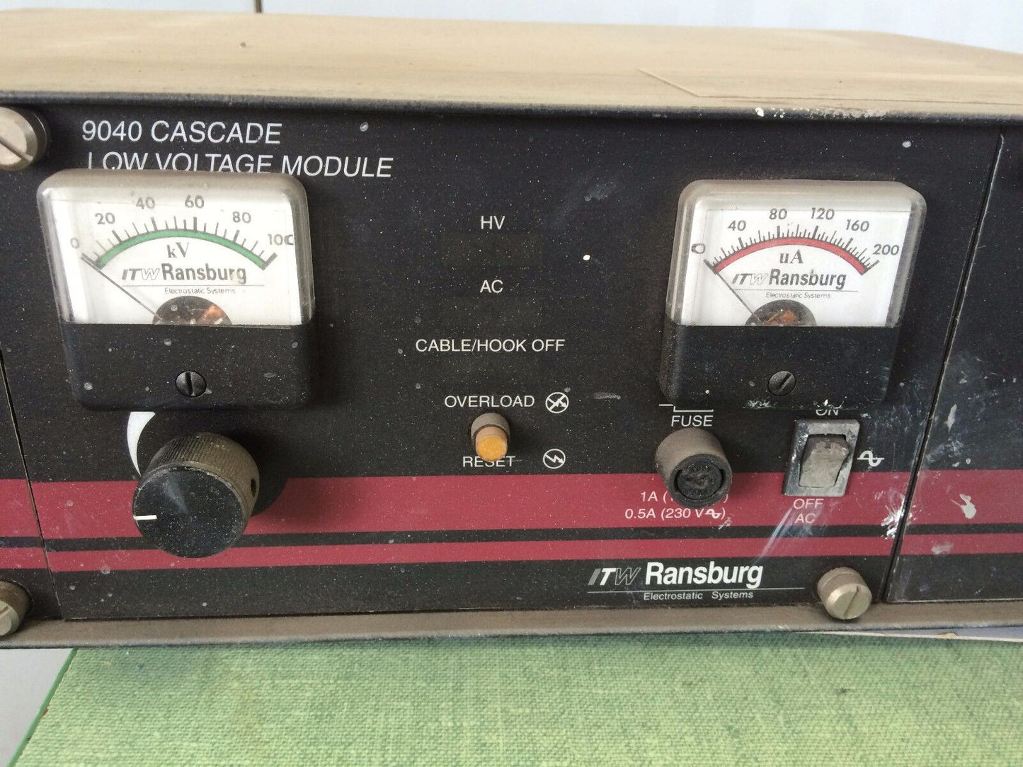 Itw 76580-A1001,Itw Ransburg 76580-A1001 Electrostatic Control Unit,Cx