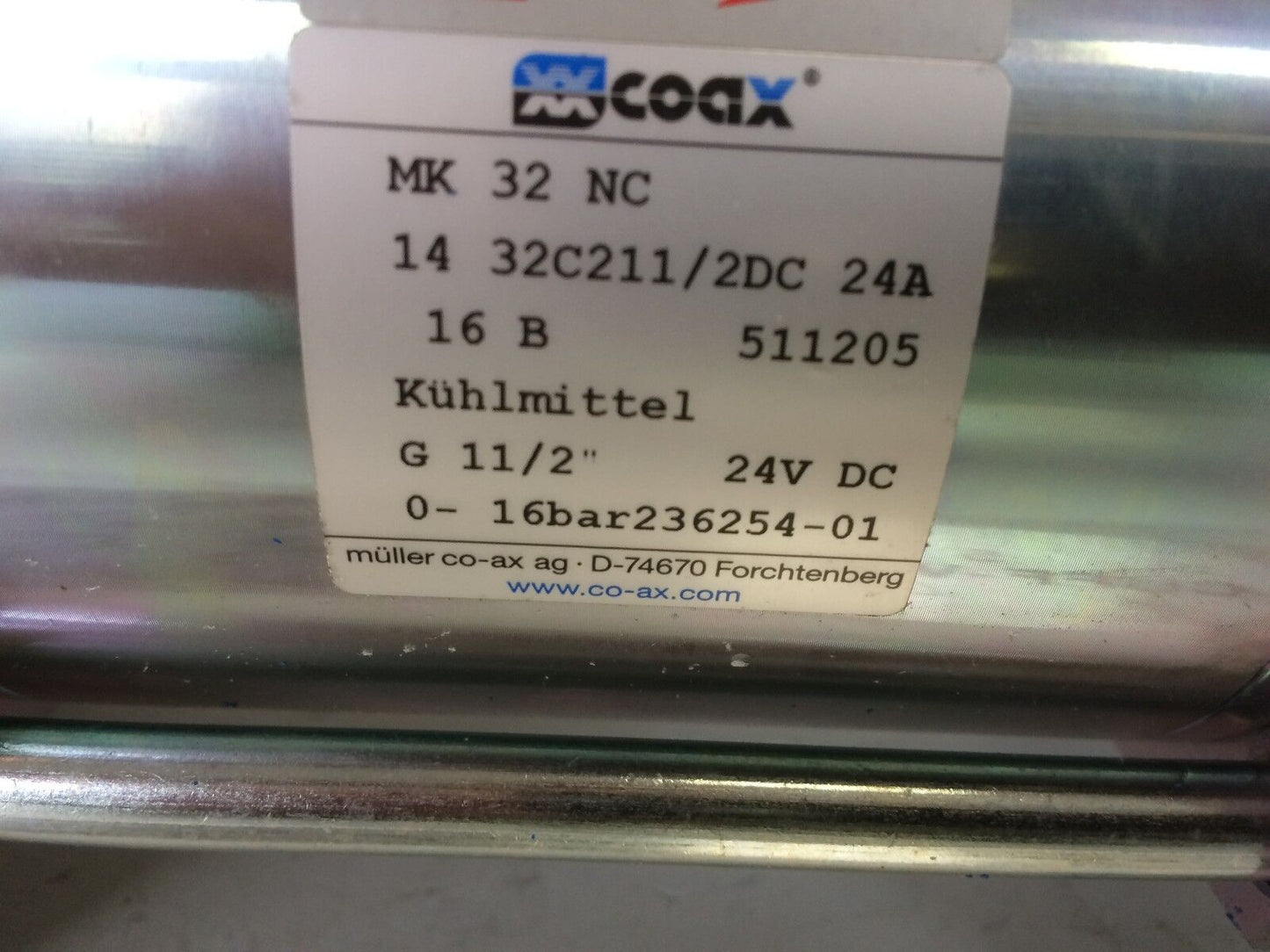 Co-Ax Mk 32 Nc Emulsion Solenoid Valve,1-1/2" Npt,Mk322c216vpb11/2T2oxb,Bq