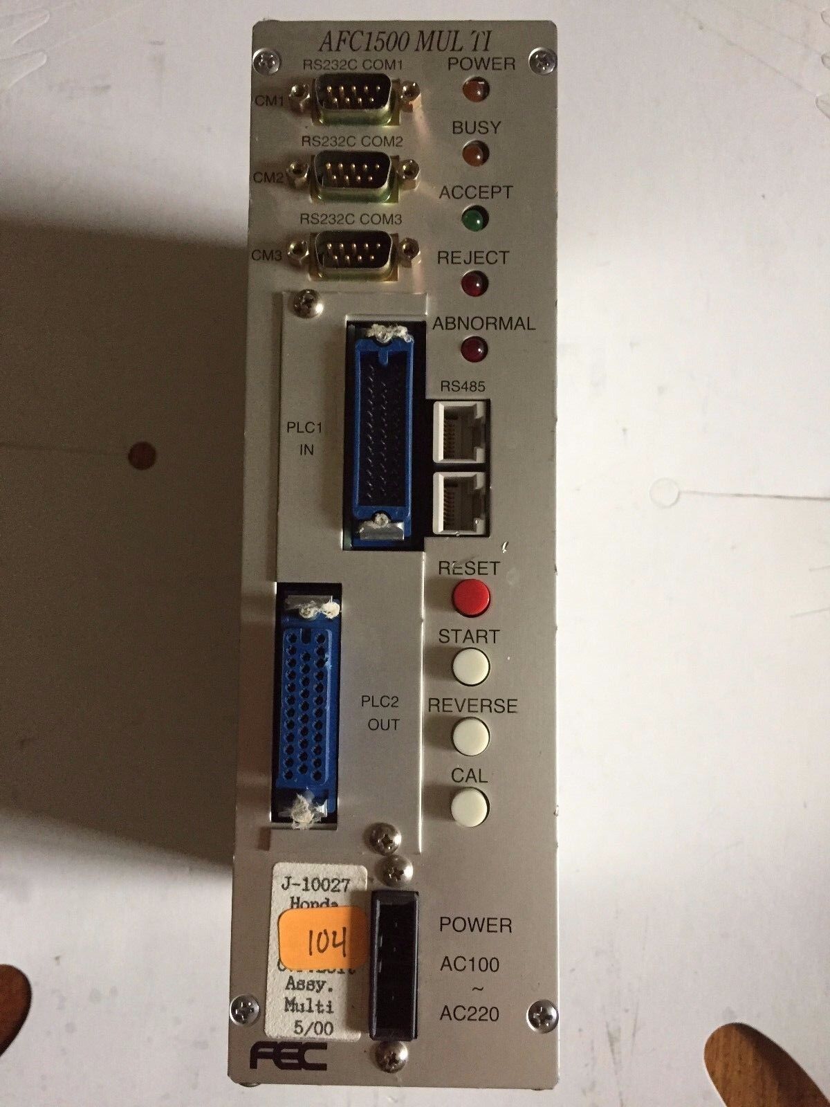 Fec Afc1500mult,Fec 1500 Multi, Axis Controller Ac100/220,Cu