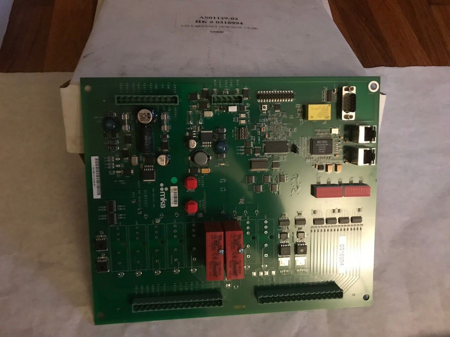 New Mks As01129-02 Rev. 05,Dcm2007,Hk Systems 0316994 Diverter Control Module,Ef