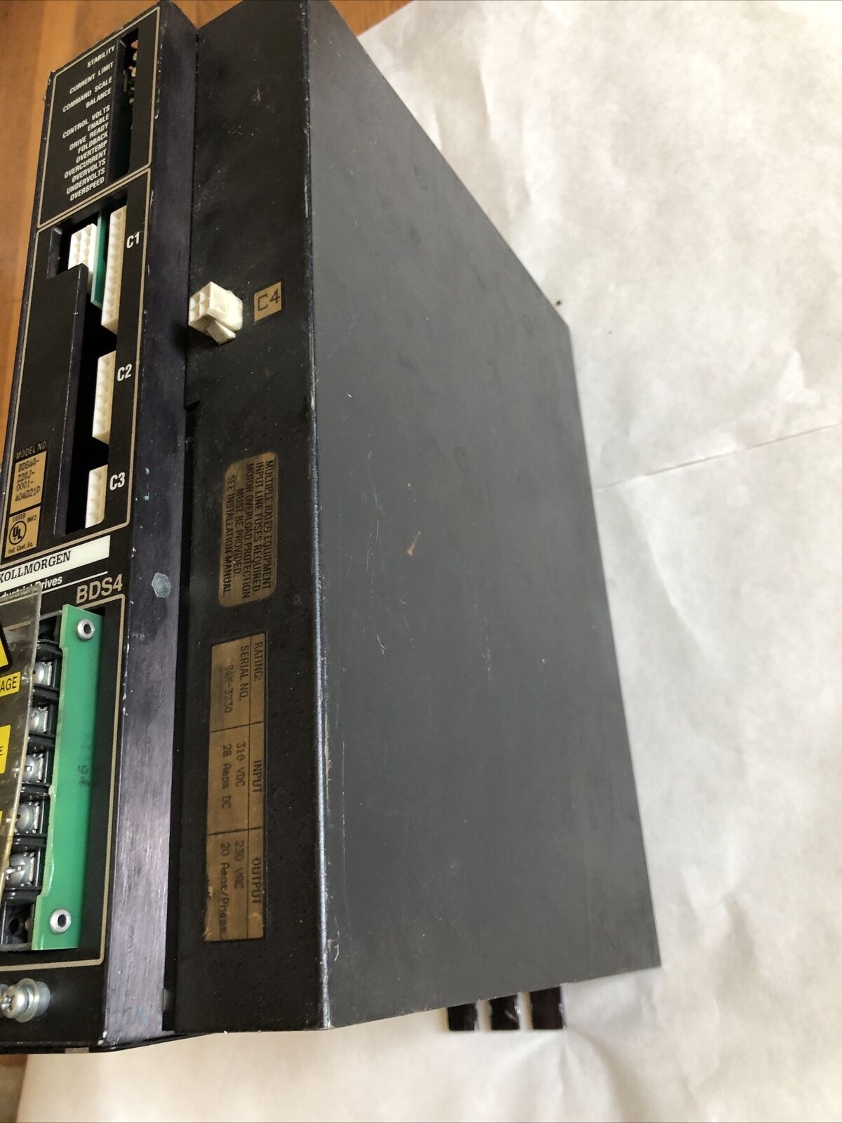 Kollmorger Bds4a-220J-0001-404D21p,Bds4,Industrial Drives,Servo Drive,Df