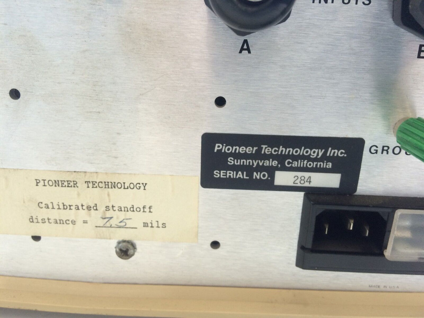 Pioneer Pdg 500/110 Proximity Displacement Gage,Bm