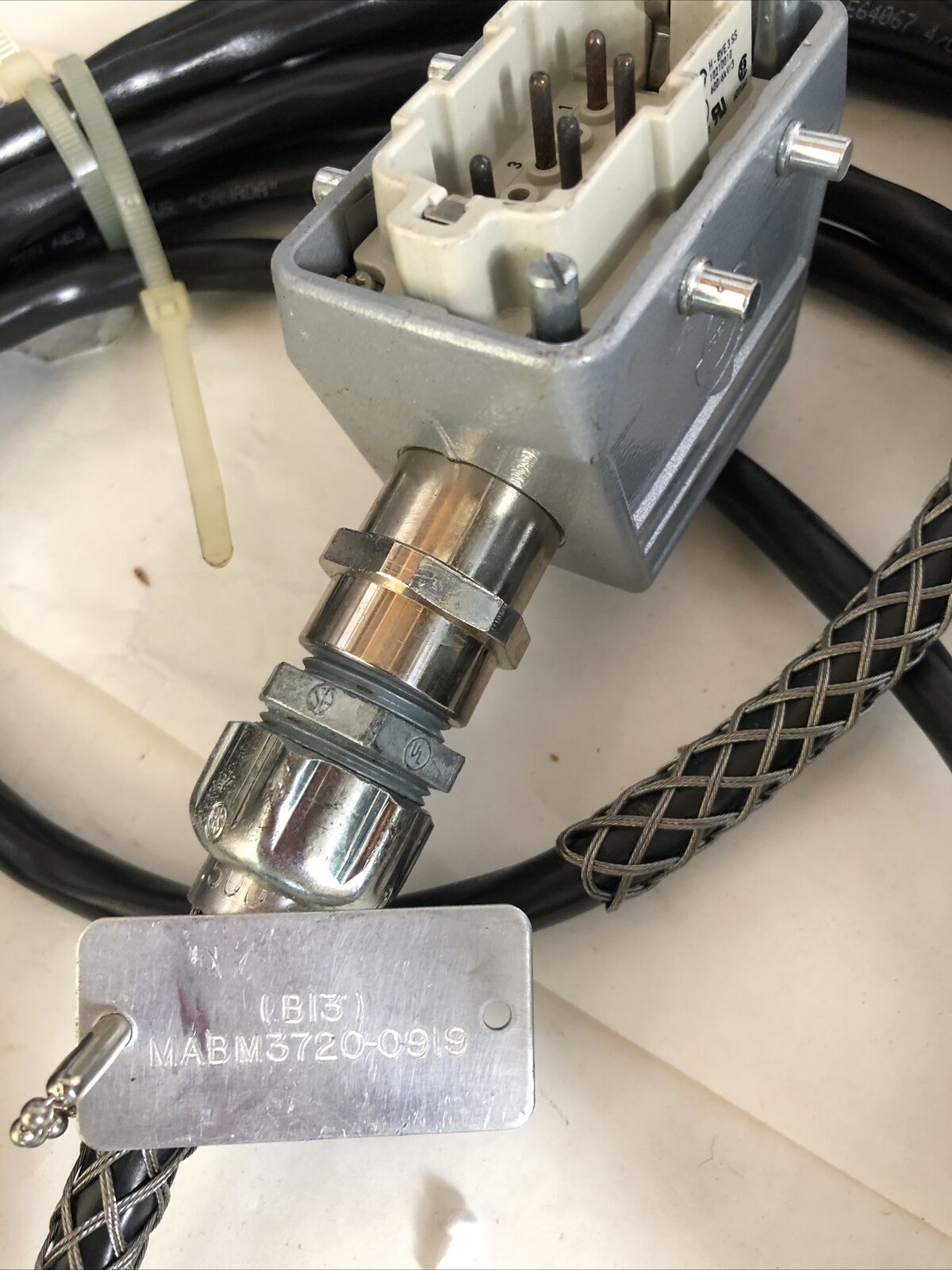 Hoffman Mabm3720-0919,Epic H-Be-10-Ss High Voltage Industrial Cable,Enclosure,Dh