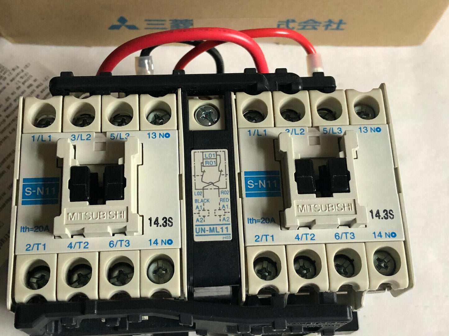 New Mitsubishi Electric S-2Xn11cxul Reversing Contactor 110-120V,S-N11,14.3S,Sv