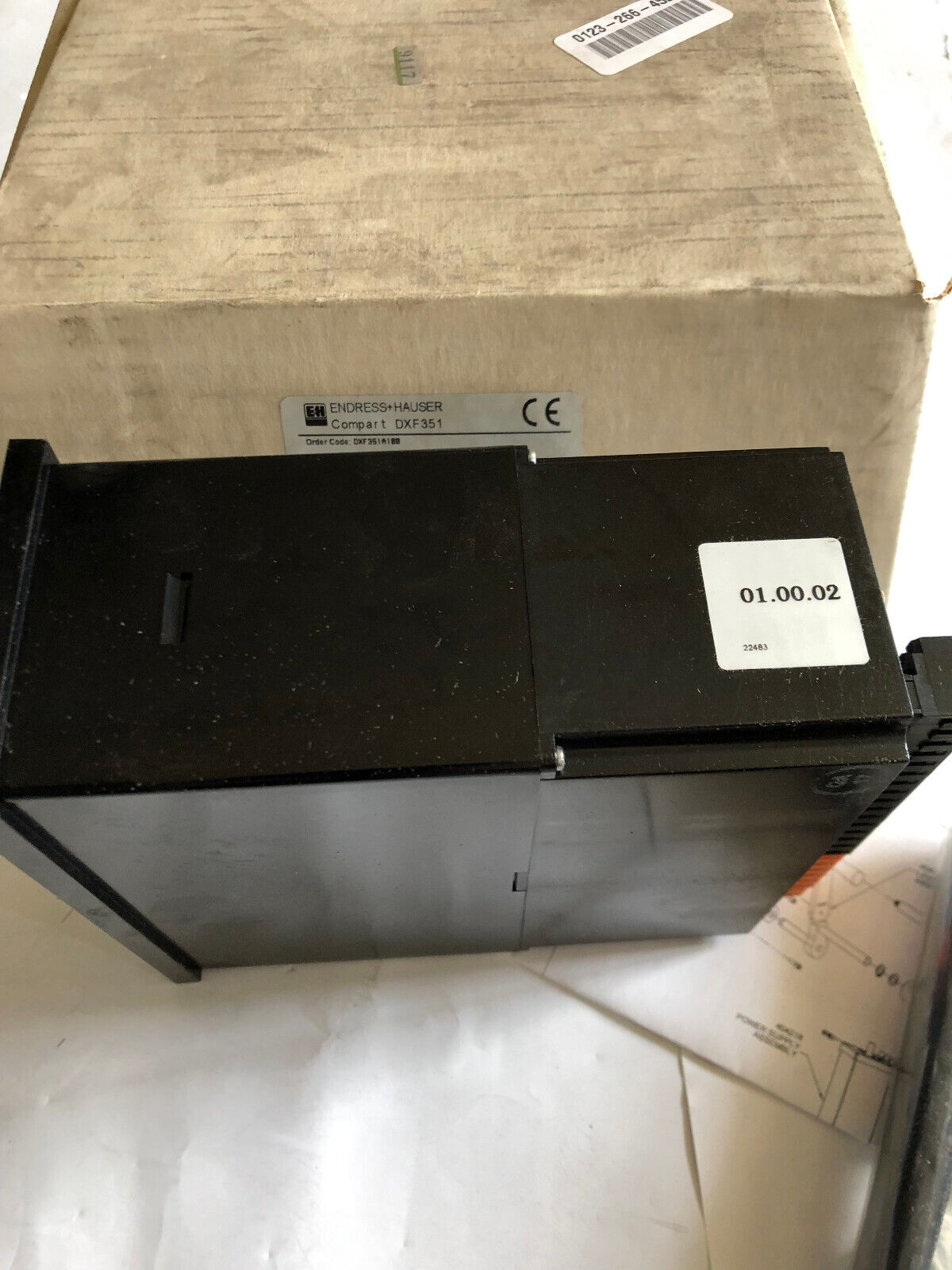 New Endress+Hauser Compart Dxf351 Single Channel Flow Computer,E+H Dxf 351,Ac