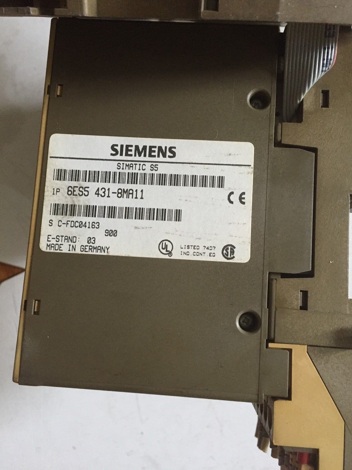 Siemens S5-100U,6Es5 102-8Ma02,431-8Ma11,451-8Mr12, Cpu102 Plc Unit,Bh