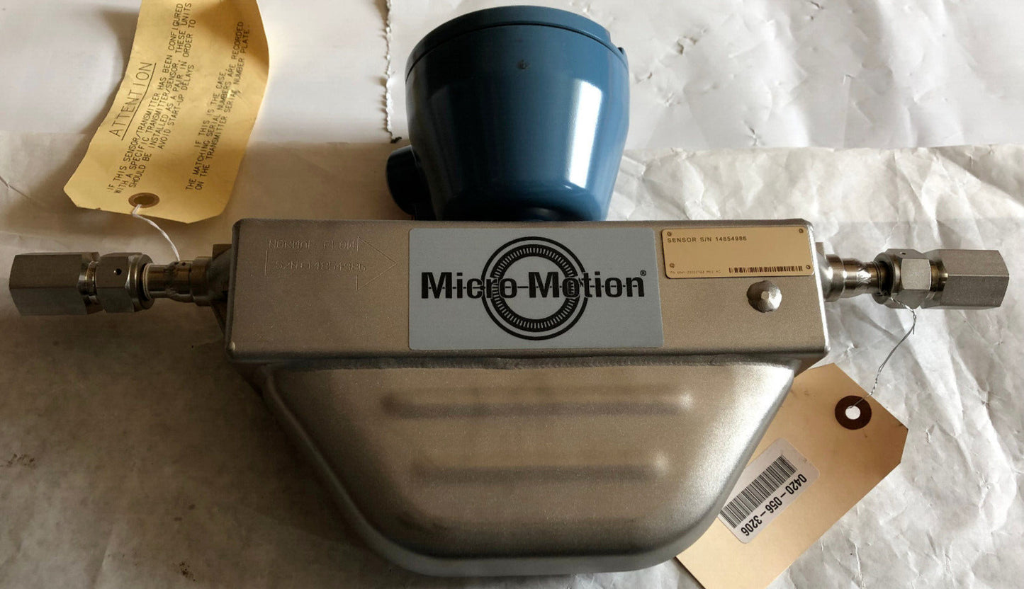 New Micro Motion F025s319cqfaezzzz Csa Dual Seal,Mass Flow Sensor,Flow Cal,An