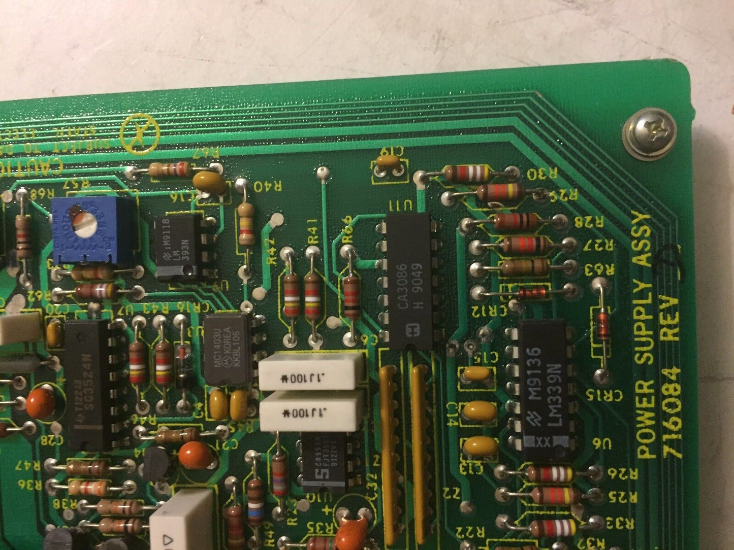 Fluke 716084 ,John Fluke 716084 Rev D Power Supply Assembly,Cs