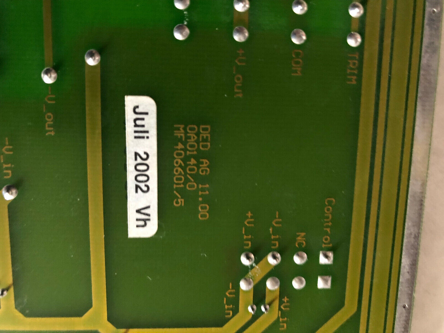 New Schlatter 406600.004.07 Power Supply Board,Fa