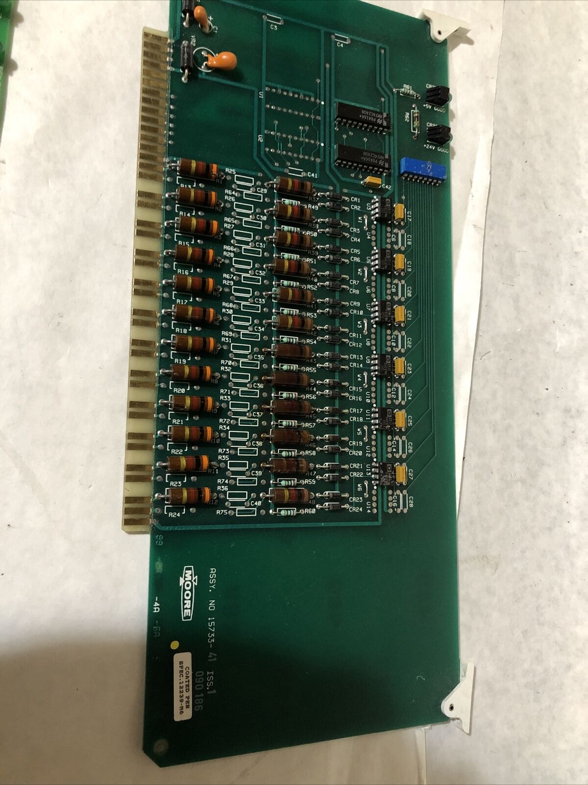 Siemens Moore Products Input Module Discrete Pc Board 15733-41,By